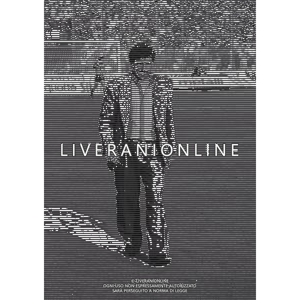 14-10-1984 BERGAMO CAMPIONATO DI CALCIO SERIE A ATALANTA CREMONESE 1-0 NELLA FOTO EMILIANO MONDONICO ALLENATORE CREMONESE CALCIO AG ALDO LIVERANI SAS