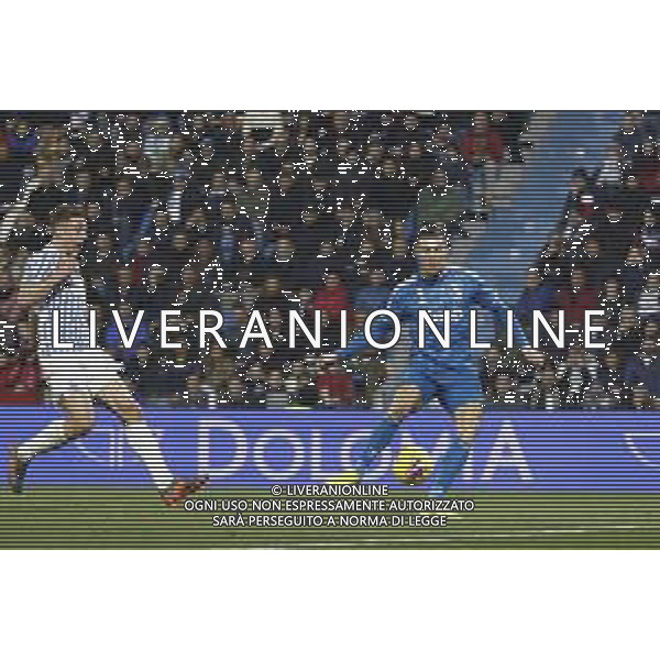 Spal - Juventus Campionato di Calcio Serie A TIM 22/02/2020 nella foto: il gol di Cristiano Ronaldo (Juventus f.c.) ©Claudio Zamagni/Agenzia Aldo Liverani ---- goal of Cristiano Ronaldo (Juventus f.c.) during Italian Serie A soccer match between S.P.A.L. Ferrara and JUVENTUS F.C. at Ferrara Paolo Mazza Stadium on February 22 2020 photo credit by Claudio Zamagni/Aldo Liverani Photo Agency / AGENZIA ALDO LIVERANI SAS