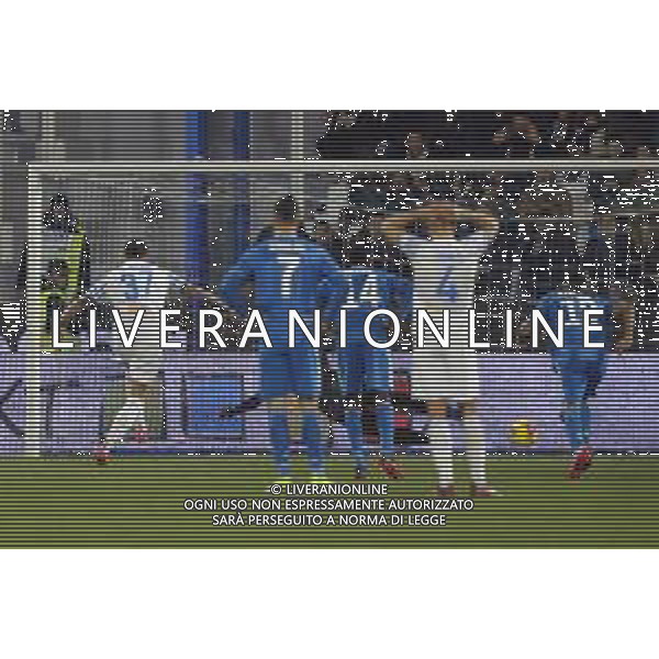 Spal - Juventus Campionato di Calcio Serie A TIM 22/02/2020 nella foto: il gol su rigore di Petagna Andrea (spal ferrara) ©Claudio Zamagni/Agenzia Aldo Liverani ---- goal Petagna Andrea (spal ferrara) during Italian Serie A soccer match between S.P.A.L. Ferrara and JUVENTUS F.C. at Ferrara Paolo Mazza Stadium on February 22 2020 photo credit by Claudio Zamagni/Aldo Liverani Photo Agency / AGENZIA ALDO LIVERANI SAS