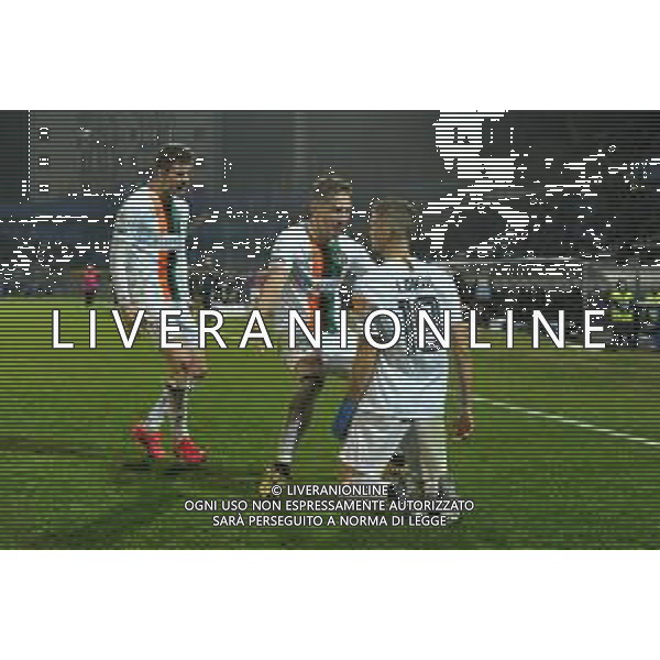 Campionato di Calcio Serie B 2019/2020 Pisa, Italia 22/02/2020 Pisa vs Venezia Nella foto: Samuele Longo (Ve) festeggiato dai compagni dopo il 2-1 FOTO GABRIELE MASOTTI-ALESSIO MARINI-AG ALDO LIVERANI SAS