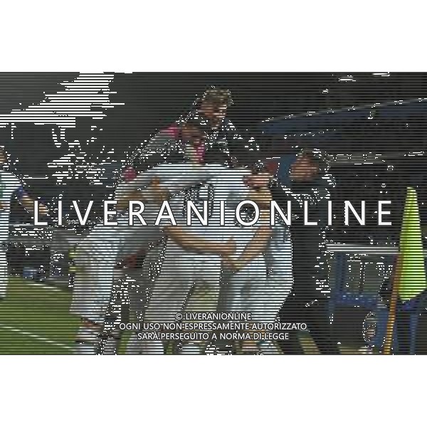 Campionato di Calcio Serie B 2019/2020 Pisa, Italia 22/02/2020 Pisa vs Venezia Nella foto: La gioia dei veneziadi dopo il 2-1 di Samuele Longo FOTO GABRIELE MASOTTI-ALESSIO MARINI-AG ALDO LIVERANI SAS