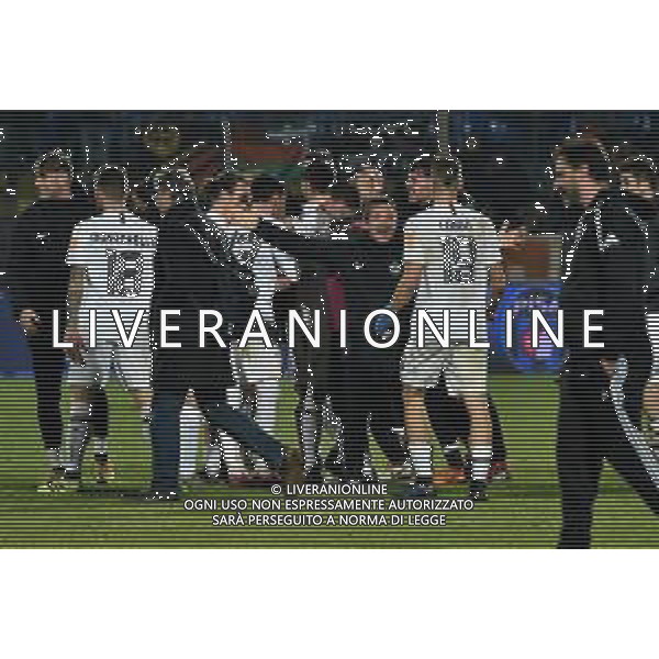 Campionato di Calcio Serie B 2019/2020 Pisa, Italia 22/02/2020 Pisa vs Venezia Nella foto: La gioia dei veneziani a fine partita FOTO GABRIELE MASOTTI-ALESSIO MARINI-AG ALDO LIVERANI SAS