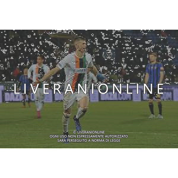 Campionato di Calcio Serie B 2019/2020 Pisa, Italia 22/02/2020 Pisa vs Venezia Nella foto: L\'esultanza di Samuele Longo (Ve) dopo il 2-1 FOTO GABRIELE MASOTTI-ALESSIO MARINI-AG ALDO LIVERANI SAS