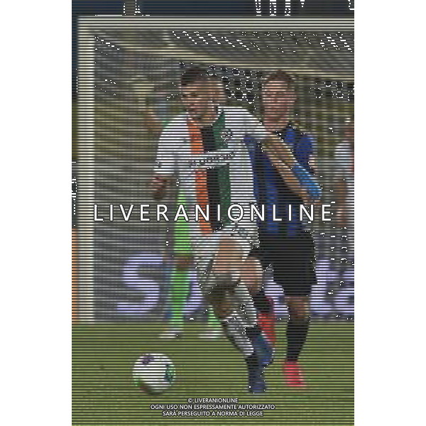 Campionato di Calcio Serie B 2019/2020 Pisa, Italia 22/02/2020 Pisa vs Venezia Nella foto: Samuele Longo (Ve) inseguito da Luca Vido (Pi) FOTO GABRIELE MASOTTI-ALESSIO MARINI-AG ALDO LIVERANI SAS