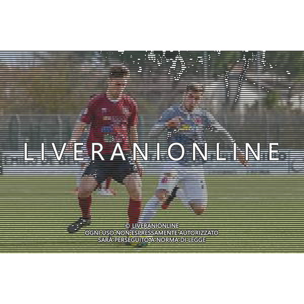 Campionato di Calcio Serie C - Lega Pro 2019/2020 Pontedera, Italia 23/02/2020 Pontedera vs Alessandria Nella foto: Michele Bruzzo (P) imposta contrastato da Raffaele Celia (A) FOTO FABIO FAGIOLINI-ALESSIO MARINI-AG ALDO LIVERANI SAS