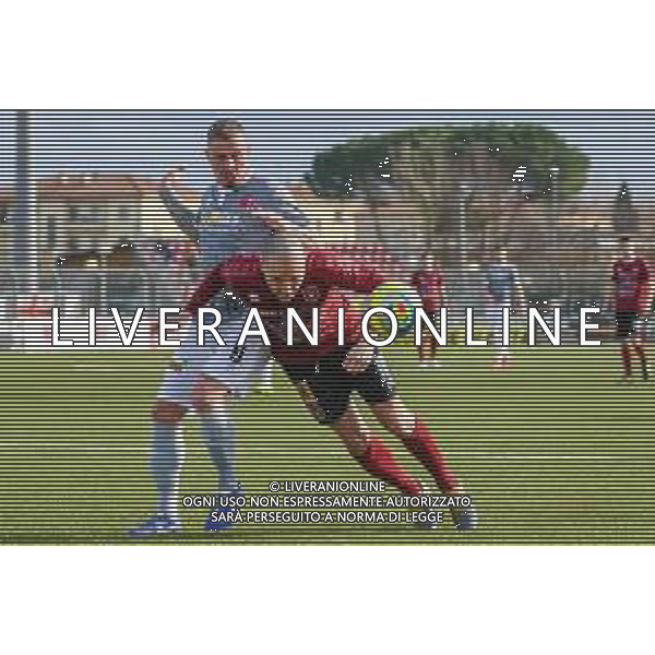 Campionato di Calcio Serie C - Lega Pro 2019/2020 Pontedera, Italia 23/02/2020 Pontedera vs Alessandria Nella foto: Umberto Eusepi (A) falloso su Luca Piana (P) FOTO FABIO FAGIOLINI-ALESSIO MARINI-AG ALDO LIVERANI SAS
