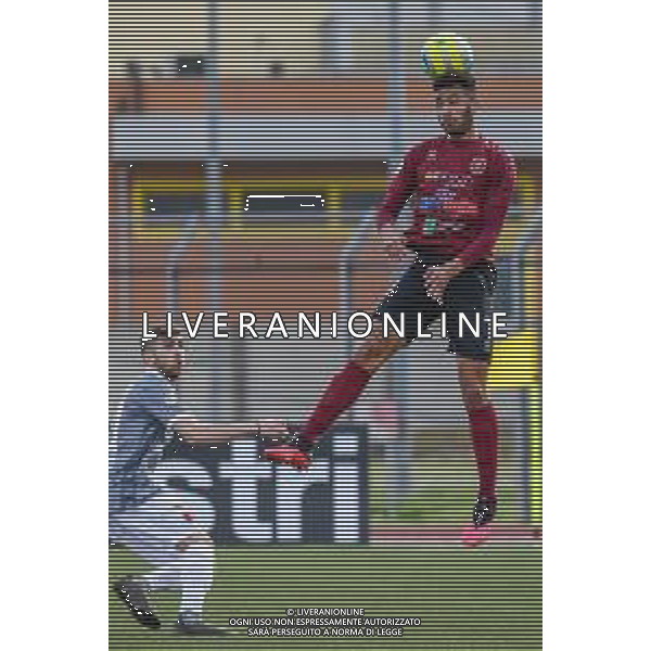 Campionato di Calcio Serie C - Lega Pro 2019/2020 Pontedera, Italia 23/02/2020 Pontedera vs Alessandria Nella foto: Francesco Mezzoni (P) di testa FOTO FABIO FAGIOLINI-ALESSIO MARINI-AG ALDO LIVERANI SAS