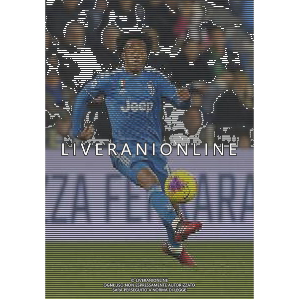Spal - Juventus Campionato di Calcio Serie A TIM 22/02/2020 nella foto: Cuadrado Juan (Juventus f.c.) ©Claudio Zamagni/Agenzia Aldo Liverani ---- Cuadrado Juan (Juventus f.c.) during Italian Serie A soccer match between S.P.A.L. Ferrara and JUVENTUS F.C. at Ferrara Paolo Mazza Stadium on February 22 2020 photo credit by Claudio Zamagni/Aldo Liverani Photo Agency