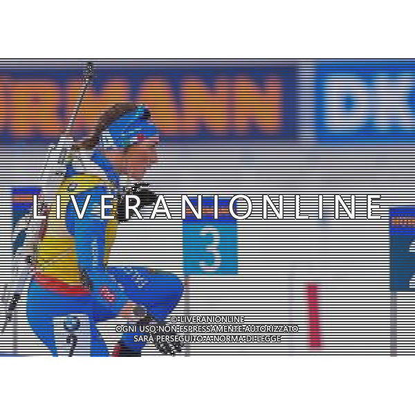 Biathlon Anterselva (BZ), Italia 23/02/2020 IBU World Cup Biathlon 2020 - Partenza in Linea Femminile Nella foto: Dorothea Wierer (ITA) in zona poligono ©Franco DeBernardi - Alessio Marini / AGENZIA ALDO LIVERANI SAS