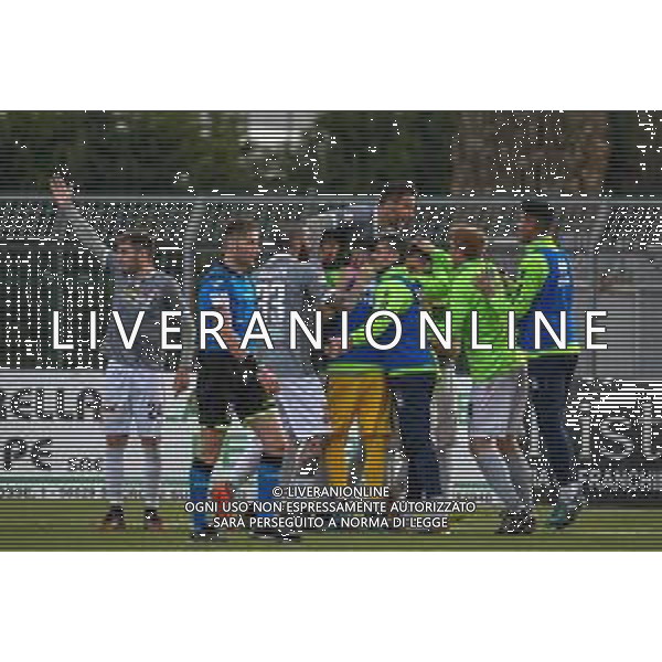 Campionato di Calcio Serie C - Lega Pro 2019/2020 Pontedera, Italia 23/02/2020 Pontedera vs Alessandria Nella foto: Esultanza Alessandria FOTO FABIO FAGIOLINI-ALESSIO MARINI-AG ALDO LIVERANI SAS