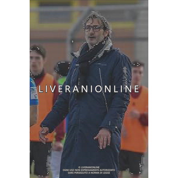 Campionato di Calcio Serie C - Lega Pro 2019/2020 Pontedera, Italia 23/02/2020 Pontedera vs Alessandria Nella foto: Angelo Adamo Gregucci allenatore dell\'Alessandria FOTO FABIO FAGIOLINI-ALESSIO MARINI-AG ALDO LIVERANI SAS