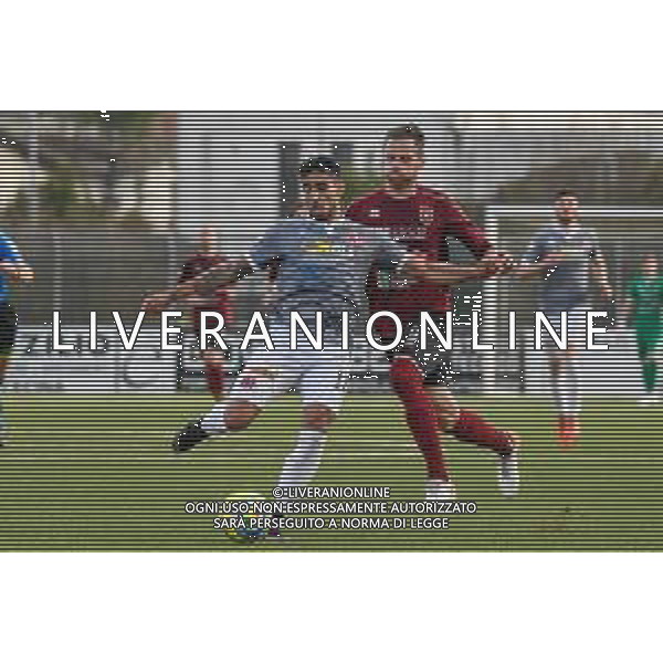 Campionato di Calcio Serie C - Lega Pro 2019/2020 Pontedera, Italia 23/02/2020 Pontedera vs Alessandria Nella foto: Gabriel Isaac Cleur (A) rinvia di anticipo su Caio De Cenco FOTO FABIO FAGIOLINI-ALESSIO MARINI-AG ALDO LIVERANI SAS