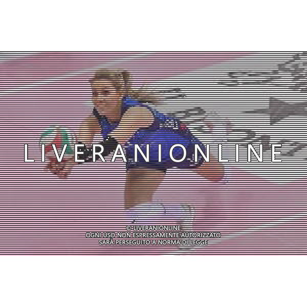 Campionato di Volley Serie A1 Femminile 2019/2020 Firenze, Italia 23/02/2020 Il Bisonte Firenze vs Savino Del Bene Scandicci Nella foto: Recupero di Laura Dijkema (Il Bisonte Firenze) FOTO LISA GUGLIELMI-ALESSIO MARINI-AG ALDO LIVERANI SAS