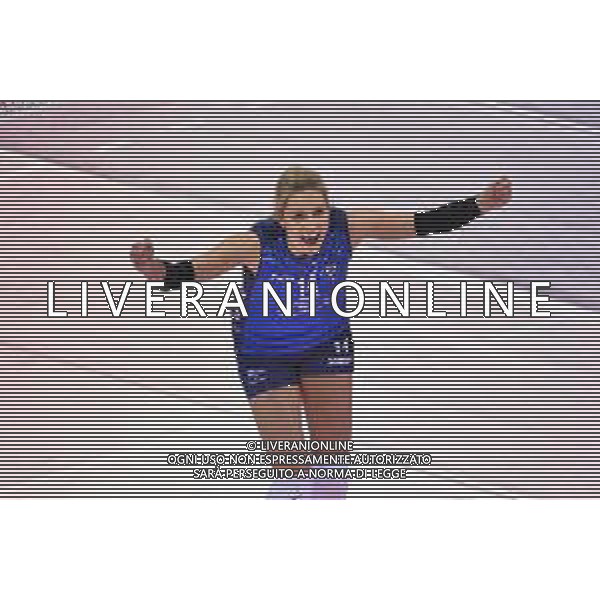 Campionato di Volley Serie A1 Femminile 2019/2020 Firenze, Italia 23/02/2020 Il Bisonte Firenze vs Savino Del Bene Scandicci Nella foto: Esultanza Laura Dijkema (Il Bisonte Firenze) FOTO LISA GUGLIELMI-ALESSIO MARINI-AG ALDO LIVERANI SAS