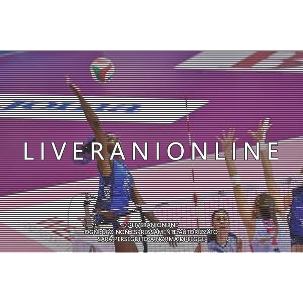 Campionato di Volley Serie A1 Femminile 2019/2020 Firenze, Italia 23/02/2020 Il Bisonte Firenze vs Savino Del Bene Scandicci Nella foto: Sylvia Nwakalor (Il Bisonte Firenze) FOTO LISA GUGLIELMI-ALESSIO MARINI-AG ALDO LIVERANI SAS