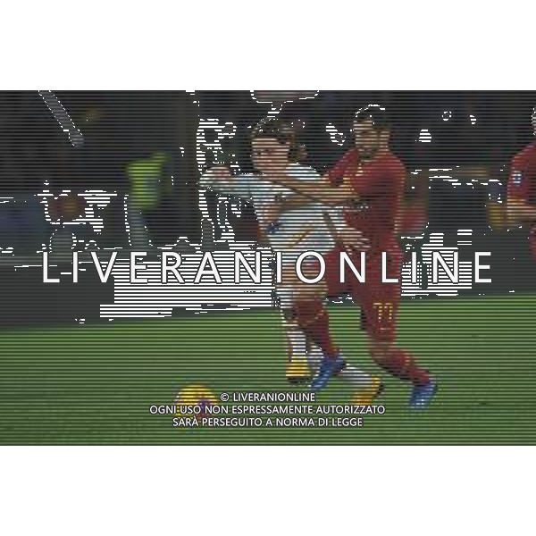 Campionato di Calcio Serie A 2019/2020 Roma, Italia 23/02/2020 Roma vs Lecce Nella foto: Henrikh Mkhitaryan (Roma) - Iacopo Petriccione FOTO RENATO OLIMPIO-ALESSIO MARINI-AG ALDO LIVERANI SAS