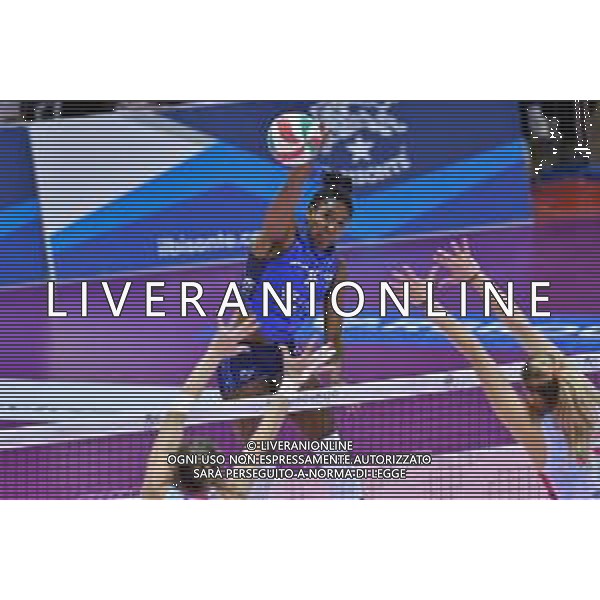 Campionato di Volley Serie A1 Femminile 2019/2020 Firenze, Italia 23/02/2020 Il Bisonte Firenze vs Savino Del Bene Scandicci Nella foto: Sylvia Nwakalor (Il Bisonte Firenze) FOTO LISA GUGLIELMI-ALESSIO MARINI-AG ALDO LIVERANI SAS