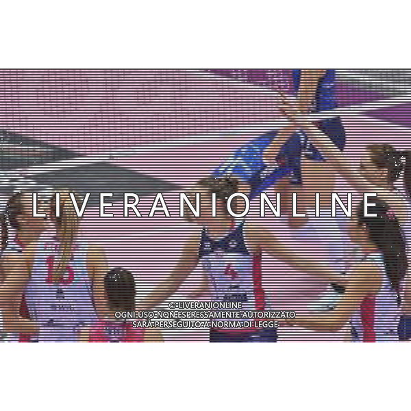 Campionato di Volley Serie A1 Femminile 2019/2020 Firenze, Italia 23/02/2020 Il Bisonte Firenze vs Savino Del Bene Scandicci Nella foto: Esultanza Savino Del Bene Scandicci FOTO LISA GUGLIELMI-ALESSIO MARINI-AG ALDO LIVERANI SAS