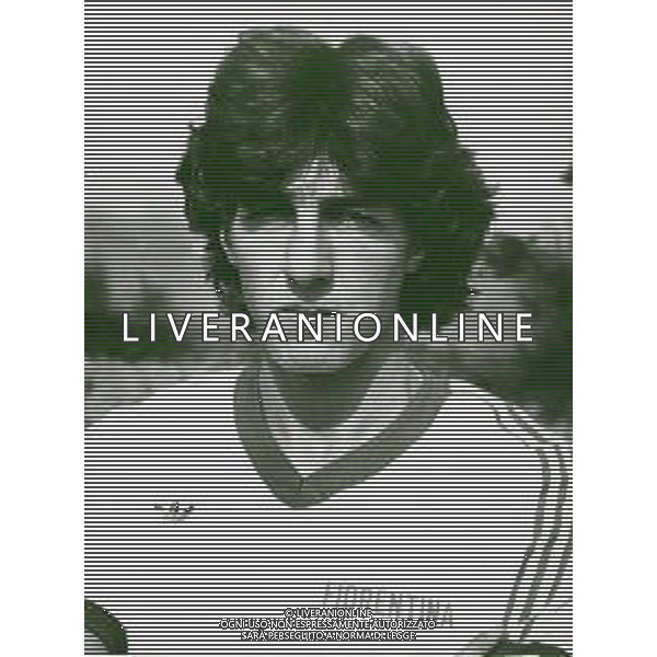 RETROSPETTIVA NICOLA ZANONE CALCIATORE NELLA FOTO NICOLA ZANONE ALLENAMENTO CON LA FIORENTINA CALCIO AG ALDO LIVERANI SAS