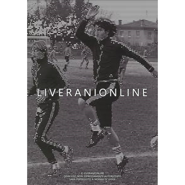 RETROSPETTIVA NICOLA ZANONE CALCIATORE NELLA FOTO NICOLA ZANONE CON LA MAGLIA DELL\'UDINESE AG ALDO LIVERANI SAS