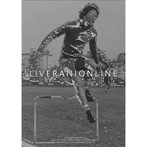 RETROSPETTIVA NICOLA ZANONE CALCIATORE NELLA FOTO NICOLA ZANONE CON LA MAGLIA DELL\'UDINESE AG ALDO LIVERANI SAS