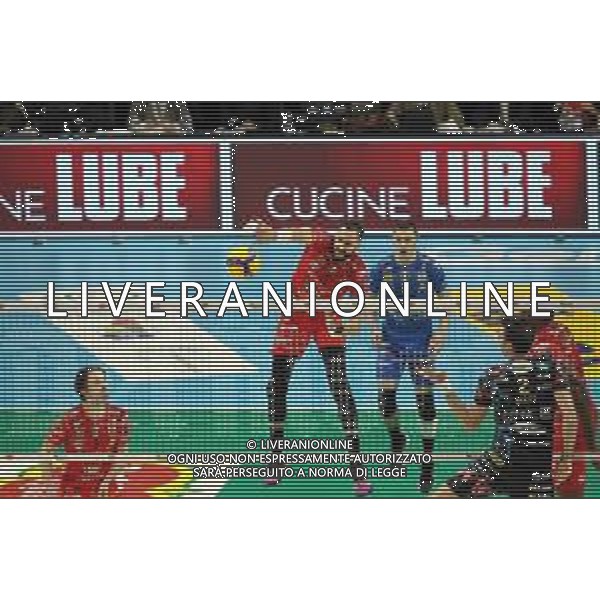 BOLOGNA 23 02 2020 FINALE COPPA ITALIA PALLAVOLO MASCHILE LUBE CIVITANOVA-PERUGIA 3-2 NELLA FOTO OSMANY JUANTORENA CIVITANOVA ©SANNA / AGENZIA ALDO LIVERANI SAS