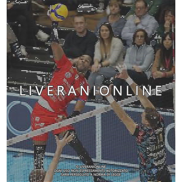 BOLOGNA 23 02 2020 FINALE COPPA ITALIA PALLAVOLO MASCHILE LUBE CIVITANOVA-PERUGIA 3-2 NELLA FOTO LEAL YOANDY CIVITANOVA ©SANNA / AGENZIA ALDO LIVERANI SAS