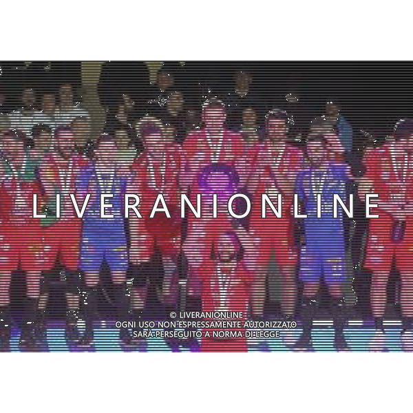 BOLOGNA 23 02 2020 FINALE COPPA ITALIA PALLAVOLO MASCHILE LUBE CIVITANOVA-PERUGIA 3-2 NELLA FOTO OSMANY JUANTORENA MVP DELLA FINALE ©SANNA / AGENZIA ALDO LIVERANI SAS
