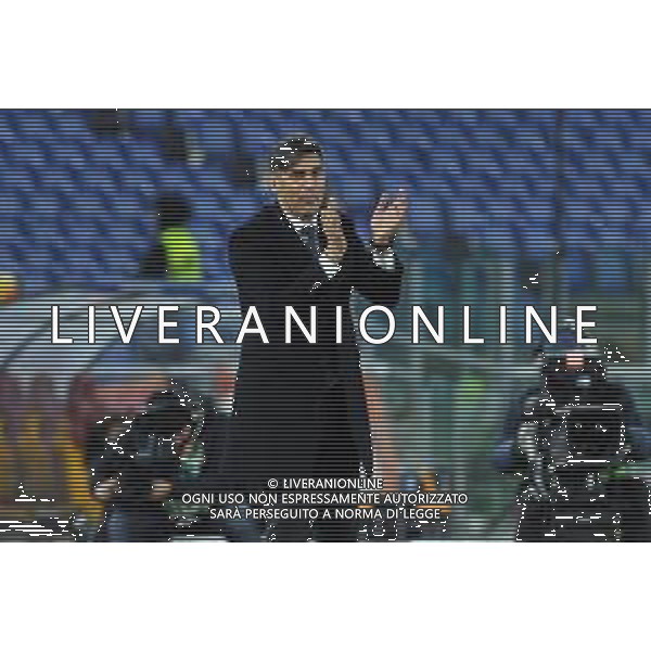 Roma vs Gent Europa League - Sedicesimi di finale Stadio Olimpico - Roma 20-02-2020 nella foto Paulo Fonseca©Federico Gaetano / AGENZIA ALDO LIVERANI SAS