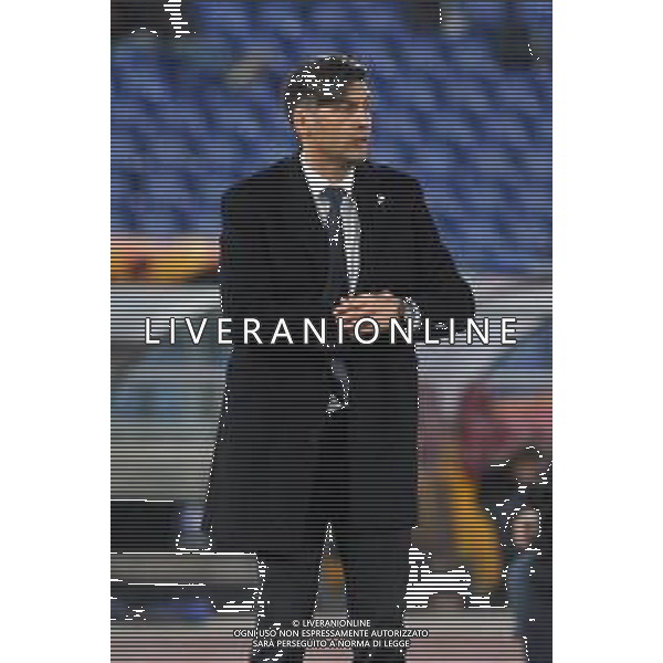 Roma vs Gent Europa League - Sedicesimi di finale Stadio Olimpico - Roma 20-02-2020 nella foto Paulo Fonseca©Federico Gaetano / AGENZIA ALDO LIVERANI SAS
