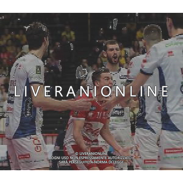 BOLOGNA 22 02 2020 COPPA ITALIA PALLAVOLO MASCHILE SEMIFINALE LUBE CIVITANOVA-TRENTO 3-2 NELLA FOTO GREBENNIKOV JENIA TRENTO ©SANNA / AGENZIA ALDO LIVERANI SAS