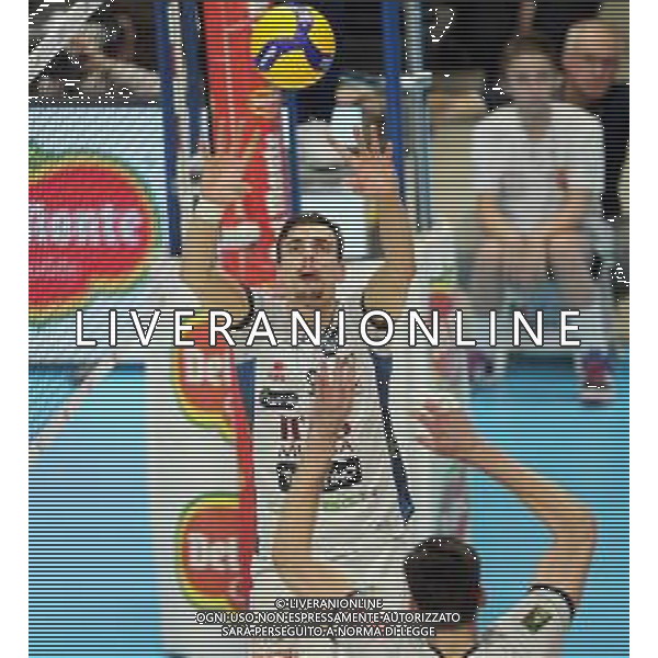 BOLOGNA 22 02 2020 COPPA ITALIA PALLAVOLO MASCHILE SEMIFINALE LUBE CIVITANOVA-TRENTO 3-2 NELLA FOTO GIANNELLI SIMONE TRENTO ©SANNA / AGENZIA ALDO LIVERANI SAS