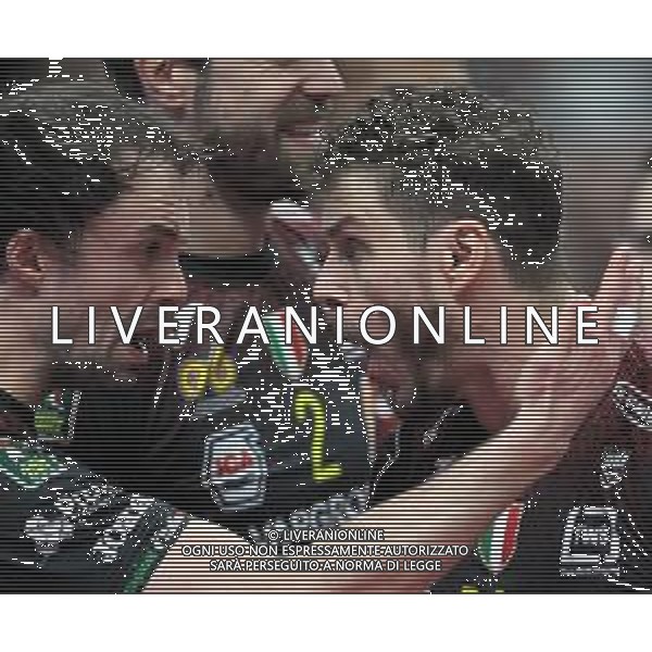 BOLOGNA 22 02 2020 COPPA ITALIA PALLAVOLO MASCHILE SEMIFINALE LUBE CIVITANOVA-TRENTO 3-2 NELLA FOTO D\'HULST STIJN E BRUNO MOSSA DE REZENDE ©SANNA / AGENZIA ALDO LIVERANI SAS