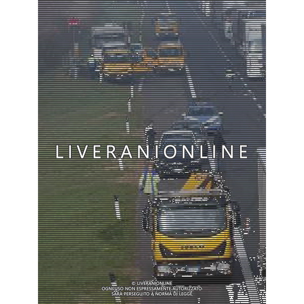 25-02-2020 -IMOLA A14 KM 44 CASOLA CANINA TAMPONAMENTO COINVOLTI 5 CAMION E UNA AUTO 118 POLIZIA STRADALE VIGILI DEL FUOCO IMOLA SENZA FERITI GRAVI,UNO INCASTRATO PORTATO IN OSPEDALE F OTO GIANNI SANNA-AG ALDO LIVERANI SAS
