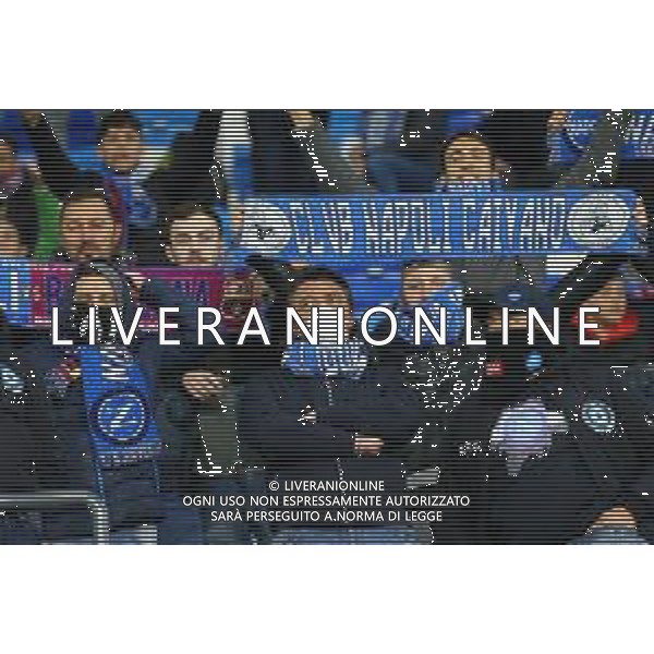 NAPOLI - BARCELLONA ANDATA OTTAVI DI FINALE CHAMPIONS LEAGUE 25.02.2020 NELLA FOTO TIFOSI NAPOLI ©MOSCA / AGENZIA ALDO LIVERANI SAS