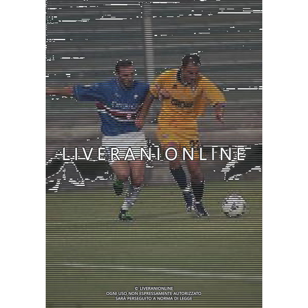 20-08-2000 GENOVA COPPA ITALIA SAMPDORIA EMPOLI 4-3 NELLA FOTO MARCO MARCHIONNI E NENAD SAKIC AG ALDO LIVERANI SAS