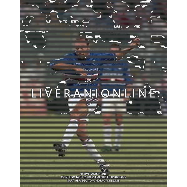 20-08-2000 GENOVA COPPA ITALIA SAMPDORIA EMPOLI 4-3 NELLA FOTO PUNIZIONE GOAL DARIO MARCOLIN AG ALDO LIVERANI SAS