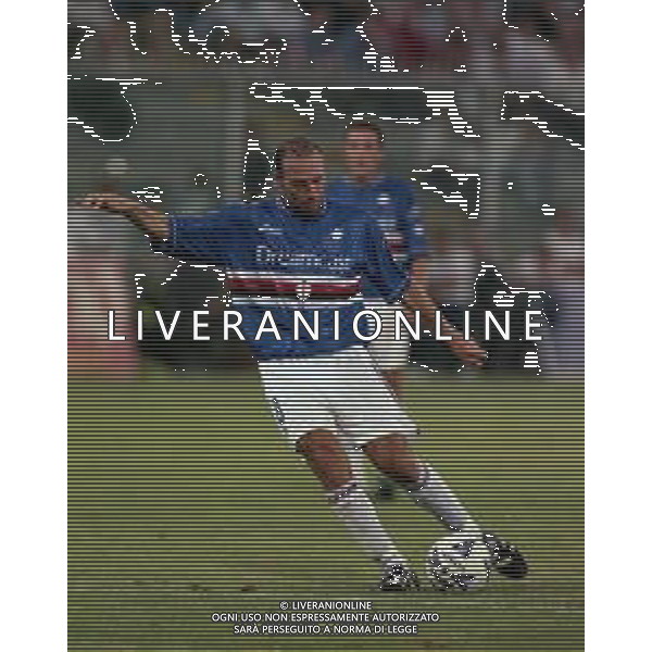20-08-2000 GENOVA COPPA ITALIA SAMPDORIA EMPOLI 4-3 NELLA FOTO PUNIZIONE GOAL DARIO MARCOLIN AG ALDO LIVERANI SAS