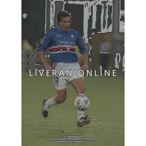 20-08-2000 GENOVA COPPA ITALIA SAMPDORIA EMPOLI 4-3 NELLA FOTO STEFANO CASALE AG ALDO LIVERANI SAS