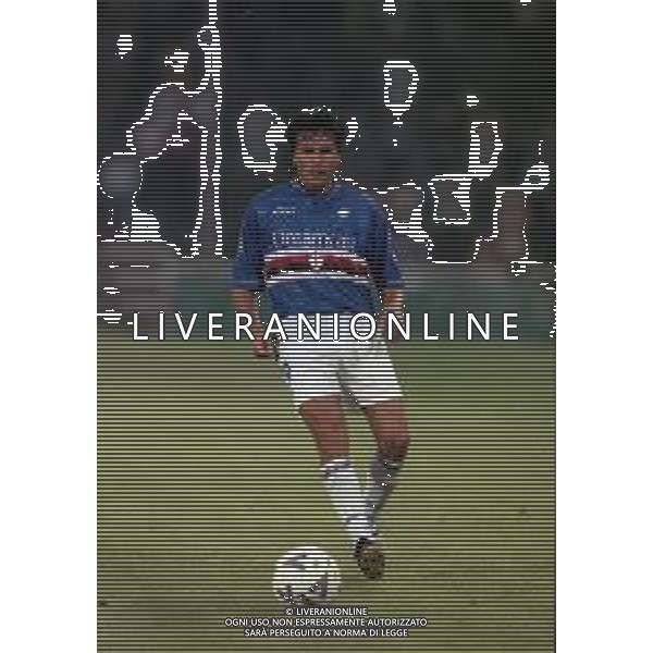 20-08-2000 GENOVA COPPA ITALIA SAMPDORIA EMPOLI 4-3 NELLA FOTO STEFANO CASALE AG ALDO LIVERANI SAS