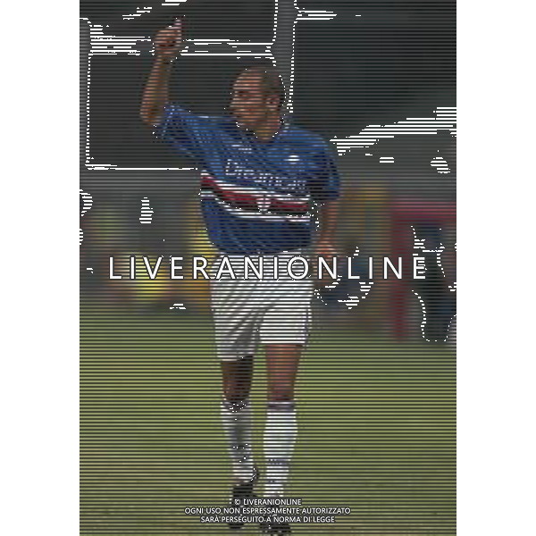 20-08-2000 GENOVA COPPA ITALIA SAMPDORIA EMPOLI 4-3 NELLA FOTO CARMINE ESPOSITO AG ALDO LIVERANI SAS