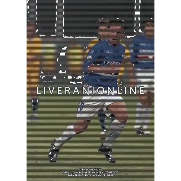 20-08-2000 GENOVA COPPA ITALIA SAMPDORIA EMPOLI 4-3 NELLA FOTO FRANCESCO FLACHI AG ALDO LIVERANI SAS