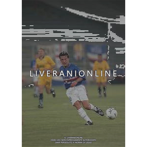 20-08-2000 GENOVA COPPA ITALIA SAMPDORIA EMPOLI 4-3 NELLA FOTO FRANCESCO FLACHI AG ALDO LIVERANI SAS