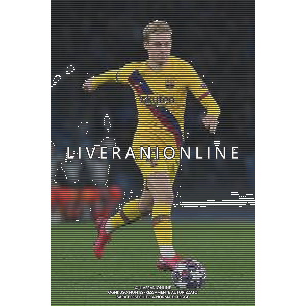 25-02-2020 NAPOLI-BARCELLONA CHAMPIONS LEAGUE OTTAVI DI FINALE NELLA FOTO: FRENKIE DE JONG FOTO MOSCA, AG.LIVERANI