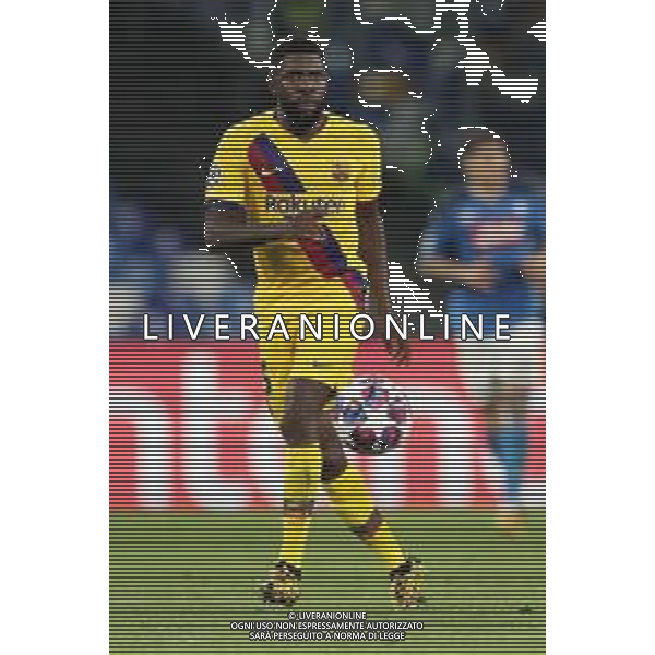 25-02-2020 NAPOLI-BARCELLONA CHAMPIONS LEAGUE OTTAVI DI FINALE NELLA FOTO: SAMUEL UMTITI FOTO MOSCA, AG.LIVERANI