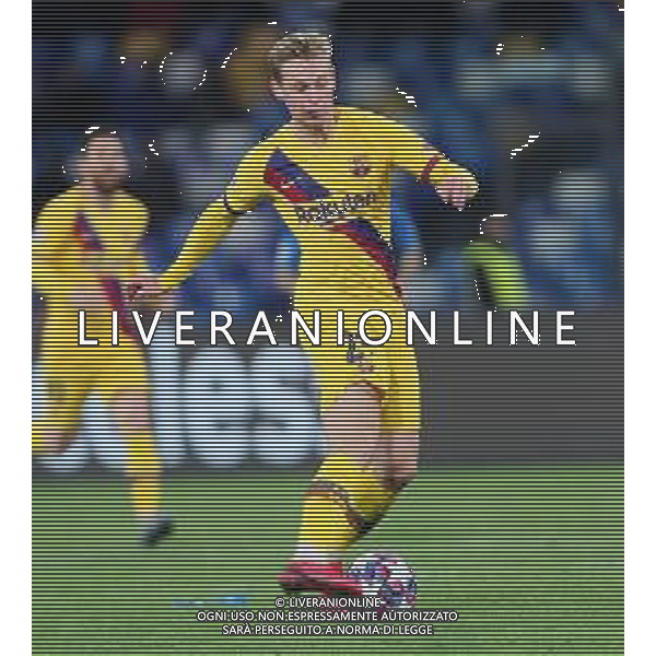 25-02-2020 NAPOLI-BARCELLONA CHAMPIONS LEAGUE OTTAVI DI FINALE NELLA FOTO: FRENKIE DE JONG FOTO MOSCA, AG.LIVERANI