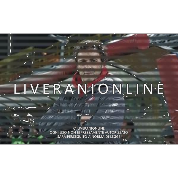 Campionato di Calcio Serie C - Lega Pro 2019/2020 Cava dei Tirreni, Italia 26/02/2020 Cavese vs Rende Nella foto: L\'allenatore del Rende Calcio 1968 Pino Rigoli FOTO ANDREA D\'AMICO-ALESSIO MARINI-AG ALDO LIVERANI SAS