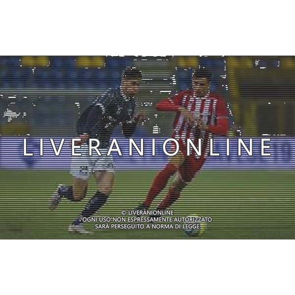 Campionato di Calcio Serie C - Lega Pro 2019/2020 Cava dei Tirreni, Italia 26/02/2020 Cavese vs Rende Nella foto: Riccardo Spaltro (25) Cavese 1919 e Maicol Origlio (6) Rende Calcio 1968 FOTO ANDREA D\'AMICO-ALESSIO MARINI-AG ALDO LIVERANI SAS