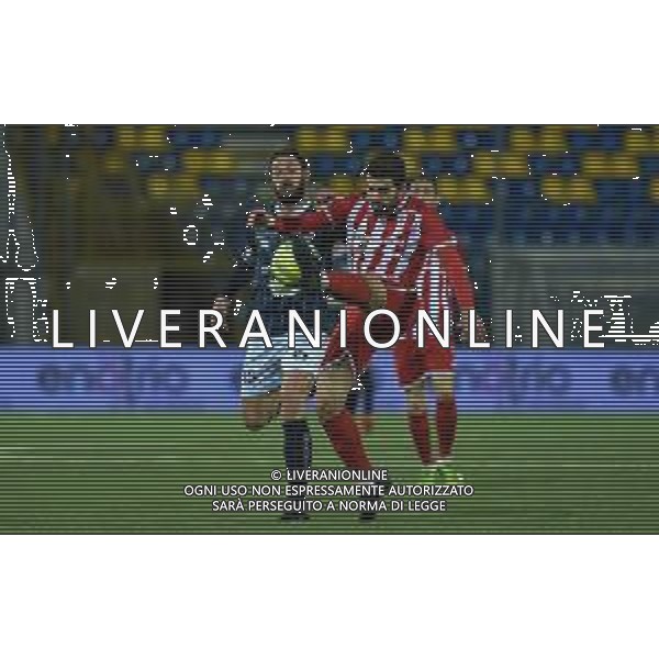 Campionato di Calcio Serie C - Lega Pro 2019/2020 Cava dei Tirreni, Italia 26/02/2020 Cavese vs Rende Nella foto: Domenico Germinale (18) Cavese 1919 anticipato da un avversario FOTO ANDREA D\'AMICO-ALESSIO MARINI-AG ALDO LIVERANI SAS