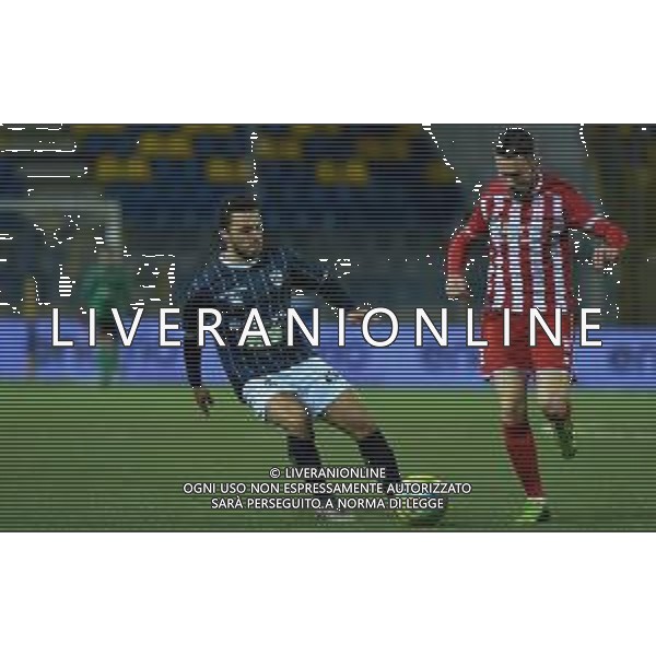 Campionato di Calcio Serie C - Lega Pro 2019/2020 Cava dei Tirreni, Italia 26/02/2020 Cavese vs Rende Nella foto: Valentino Cernaz (9) Cavese 1919 tallonato da Fabio Morselli (18) Rende Calcio 1968 FOTO ANDREA D\'AMICO-ALESSIO MARINI-AG ALDO LIVERANI SAS
